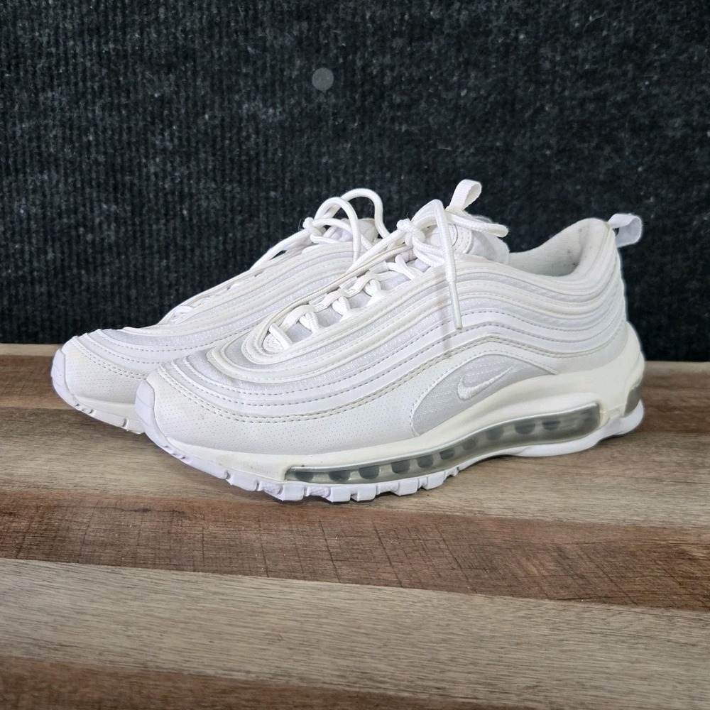 Nike Shoes Youth 5 Air Max 97 Sneakers White Lace Up Athletic Low 921522-104